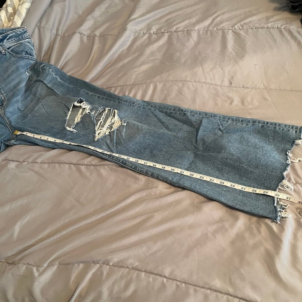 Size 20 American Eagle - Next Level Stretch - Super High Rise Flare Jeans - Picture 7 of 9